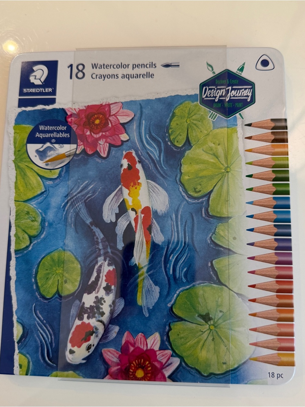 🆕 Staedtler Watercolour Pencils Assorted 18 Pack